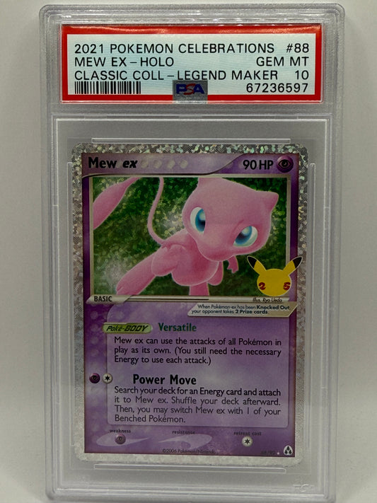 2021 Pokemon Celebrations Mew EX-Holo PSA 10